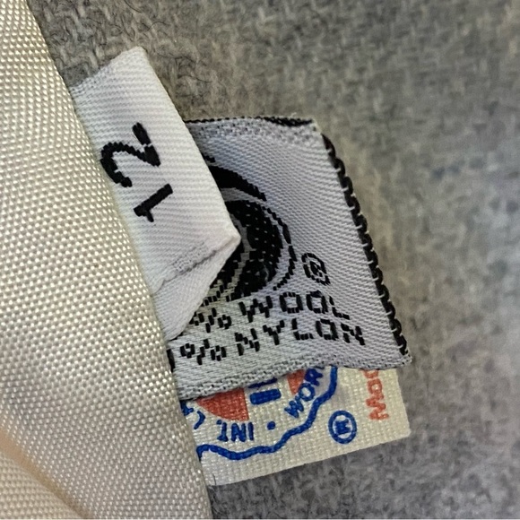 Vintage Children’s Rothschild Wool Peacoat Winter Overcoat Long Coat Gray 12 - Picture 6 of 9